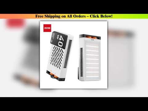 ZHIYUN LED Video Light FIVERAY M40 40W Bi-Color Portable Light Panel for Photography Built-in Fans