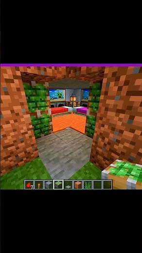 How to Build a Super Secret Door in Minecraft! 🤫🧱#viral shorts #minecraft #gaming