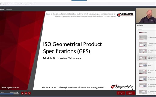Computer-Based ISO GPS Training