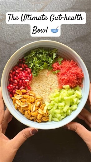The Ultimate Gut-health Bowl #guthealth #curd #millet #healthy #easyrecipe #cooking #homefood #bowl