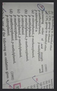 [Solved] The increasing order of acidic strength among p-methox... | Filo
