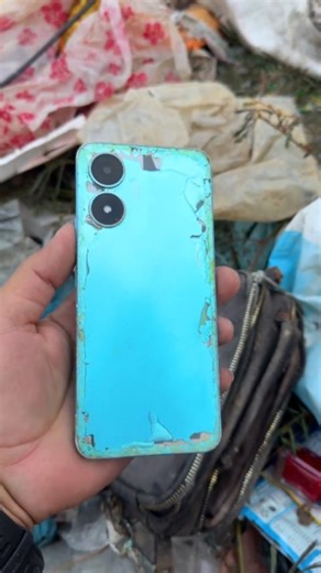 THE...end ☠️ on Instagram: "Found broken android phone 😱#foundphone #restoration #iphones #android #reels"