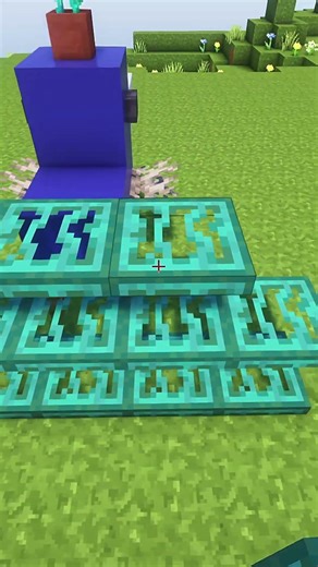 Easy Peacock Build! #minecraft #minecraftshorts #minecraftbuild