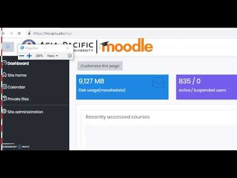 New Student Login to Moodle