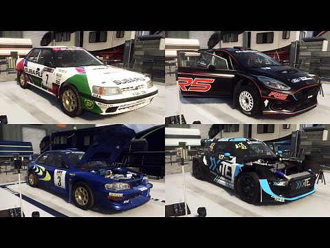 Dirt Rally 2.0 - All Cars list & Flat Out DLC All Season Pass + Bonus Car (82 Cars) [4K PS5]