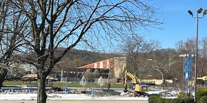 Demolition begins of Sunlite Pool at Coney Island