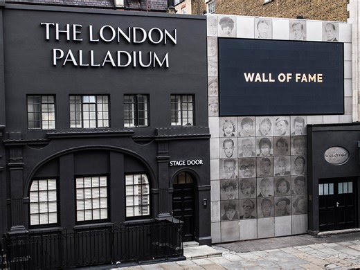 The London Palladium Wall of Fame