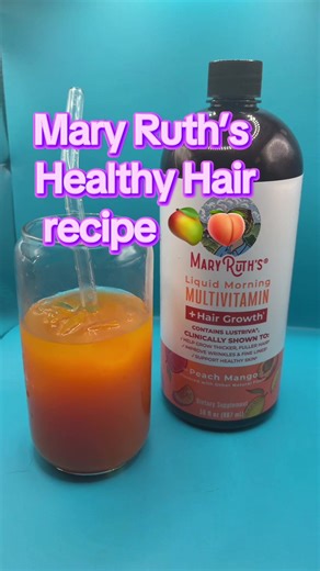 Mary Ruth’s #maryruthsorganics #maryruths #healthyhairtips #wrinkles #peach mango
