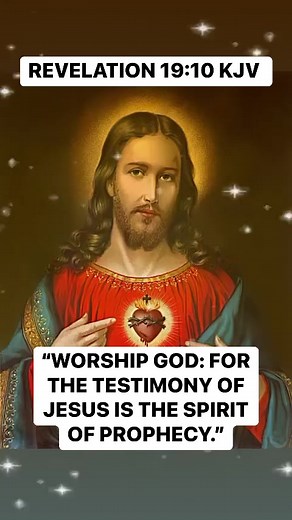7.7K views · 2.9K reactions | “Worship God: for the testimony of Jesus is the spirit of prophecy.” - Rev 19:10 KJV  | Prayer Faithful | Facebook
