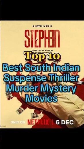 10 Best South Indian Suspense Thriller Murder Mystery Movies #top10 #southmovies #suspensethriller