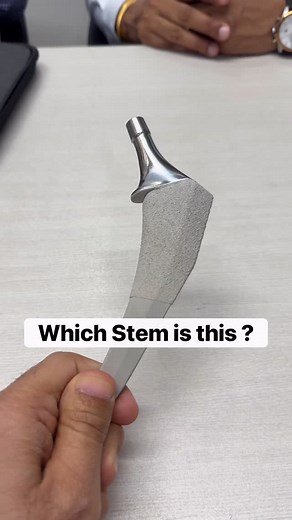 Pankaj Walecha on Instagram: "Direct anterior Hip Replacement- special stem.. Do you know which stem is this ?? Short stems are a great fit for Direct Anterior Hip Replacement — easier insertion, less soft tissue handling, and reliable fixation.Smaller stem. Bigger advantage @corycalendinemd #directanteriorapproach #hipreplacement #drpankajwalecha"