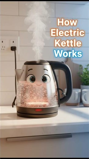 ⚡Electric Kettle Kaise Kaam Karti Hai ☕ | #shorts ‪@tinylessonyt‬
