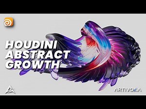 Houdini Tutorial | ABSTRACT GROWTH SHAPE