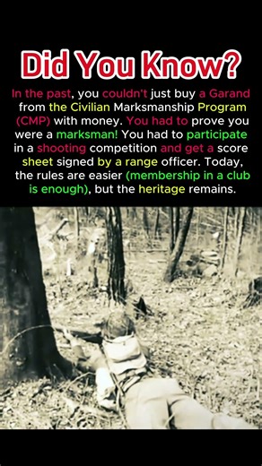 When You Had to EARN an M1 Garand! The CMP Marksman Requirement Explained #M1Garand #CMP #Military