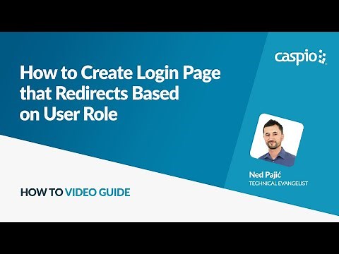 Creating a Login Page That Redirects Based on User Role