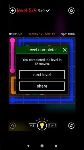 Problem Solve Of Flow Free Daily'S #games #mergepuzzle #gaming #livegame #gameplay #puzzle