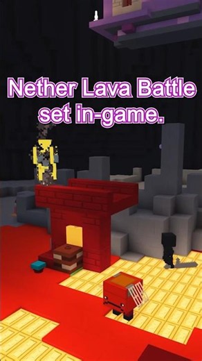 LEGO Minecraft Nether Lava Battle