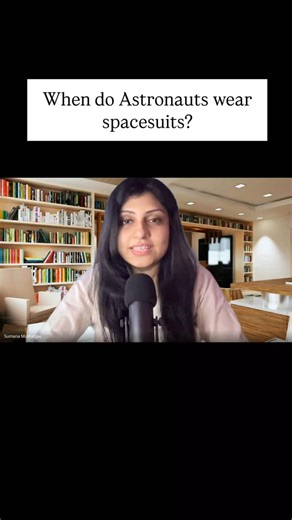 Sustainaverse | Read Mindfully, Shop Consciously on Instagram: "Most people imagine those big white EVA suits, but astronauts only wear them for spacewalks. Inside the station, their clothing is completely different — and honestly, so fascinating. What do you think they wear while floating through their day in microgravity? Tell me in the comments. 💫 #spacesuits #fashiongram #livinglife"