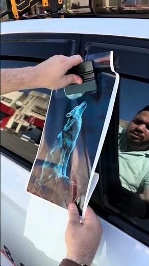 print sticker car door past #print #stickers #fullwrapping #lamination #modified #decoration