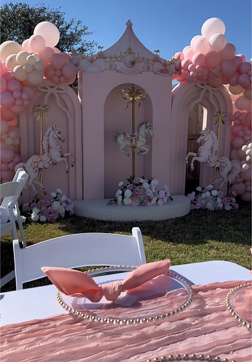 Deluxe Vintage Carousel Party Decor Services