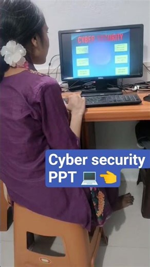 Cyber security PPT 💻🤷#artist #cover#computer #ppt#presentation#cybersecurity#trending #motivation#yt