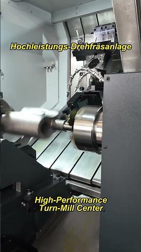 Hochleistungs Dreh Fräszentrum #cnc #machine #engineering