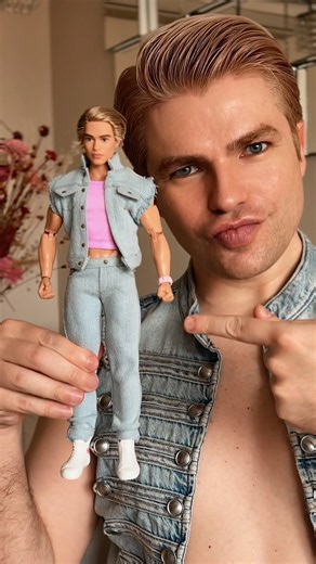 Barbie’s Ken Doll Restyle 🩷 # #barbie #barbieboy #ken #kendoll #dolls #doll