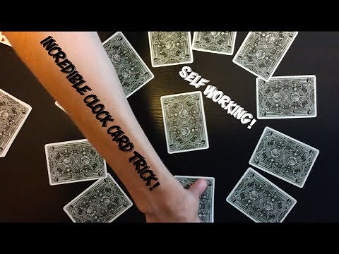 Amazing Telling Time Easy Card Trick: Version #1 (Self-Working!)