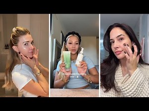 Skincare routine tiktok compilation 16