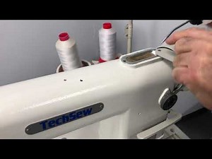 Oiling the Techsew 810 Post Bed Industrial Sewing Machine