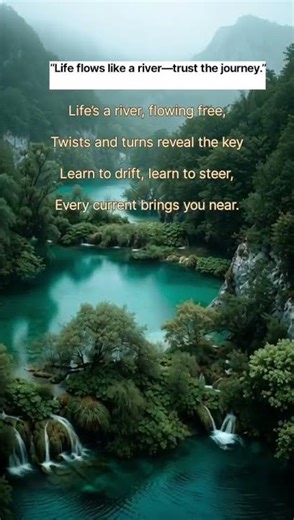 “Go With the Flow: Life’s River Teaches Everything”