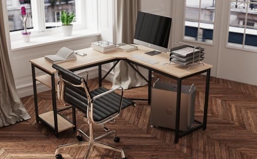 How to assemble the L shaped desk?