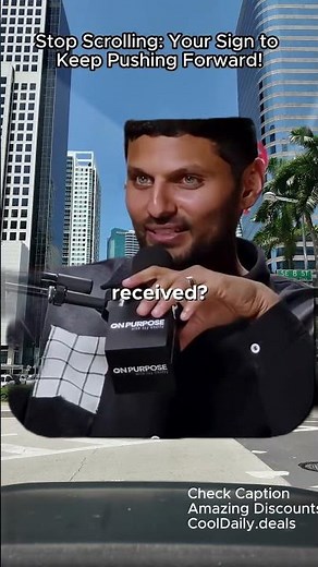 Stop Scrolling: Your Sign to Keep Pushing Forward!