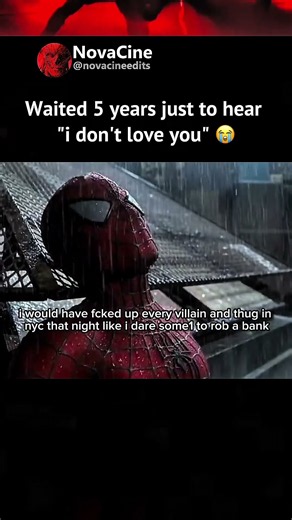 Peter Really Waited 5 Years Just to Hear “I Don’t Love You” From Mj 😭💔#spidermanfarfromhome