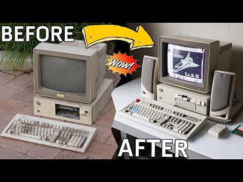Abandoned IBM Computer Restoration! (1992 IBM 35SX)