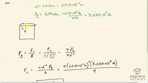 OpenStax College Physics Solution, Chapter 11, Problem 32 (Problems and Exercises)