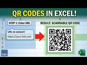 How to create a QR Code in Excel