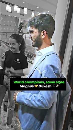 World Champions = Same style ft. Magnus and Gukesh!