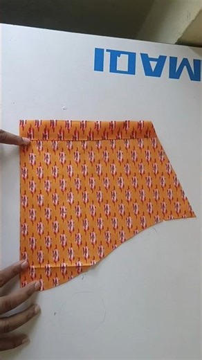 sleeve front part deep shape cutting......#sleeve cutting