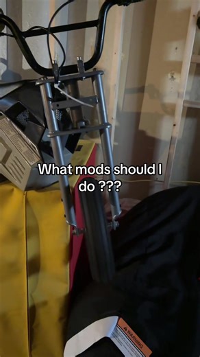 I’m putting mx 650 forks in definitely