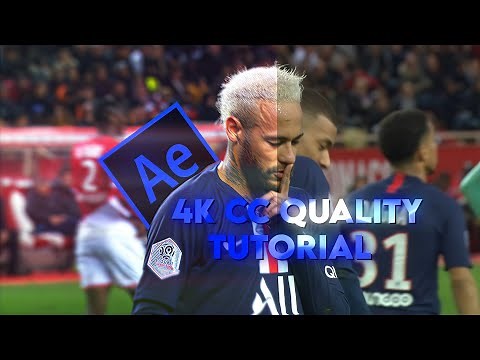 4k Quality CC After Effects [ TUTORIAL ] | Football Cc Tutorial | After Effects Tutorial