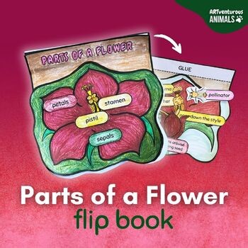 Parts of a Flower Flip Book Project: Low-prep Pollination Activity for 4th NGSS