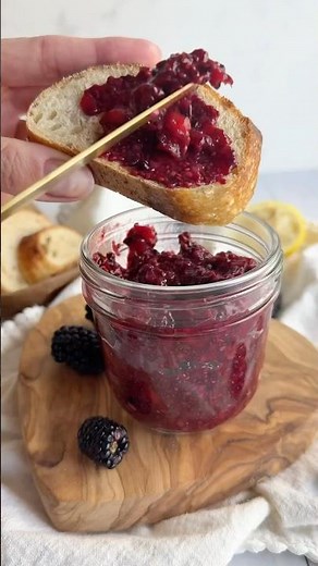 💜 Blackberry Apricot Lavender Chia Jam