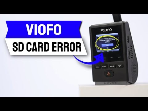 VIOFO Memory Error (Micro SD Card Error)