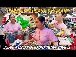 ACCOMPANYING NAGITA TO DO MONTHLY SHOPPING, THE TROLLEY IS FULL!!! SO FREAKING THAT EVEN THE SNAC...