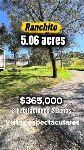 Ranchito de 5.06 acres en Clovis, CA $365,000 Casa de 3 habitaciones 2 baños lista para habitar. Propiedad con vistas espectaculares. $365,000 Clovis, CA. Para mas información 559-864-4114 #micasaencalifornia #carrerasdecaballos #caballos #ranchito #parati