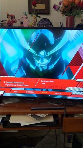 Gurren Lagann The Movie 1 4K menu ( English dubcast from Theaters)