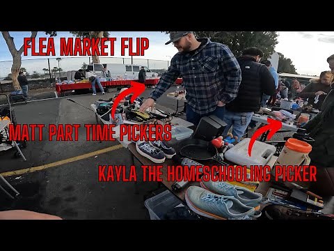 Flea Market Flipping Kayla The Homeschooling Picker & Matt Part Time Pickers Are in Town