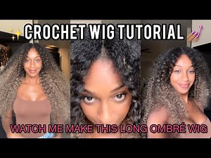 Watch Me Make This Realistic Crochet Wig! | DIY Tutorial