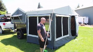 Who wants to see a walk-thru of the new Mt. Mazama Trailer Tent?! https://cascadiatents.com/ | CVT-Cascadia Vehicle Tents